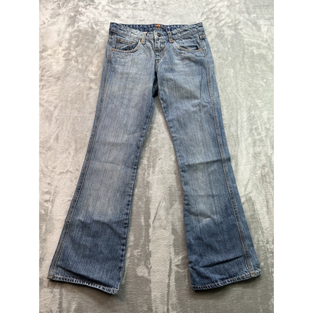 7 For All Mankind Blue Flare Jeans